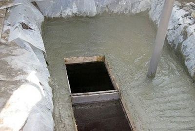 Пример за независимо устройство на монолитна бетонна септична яма