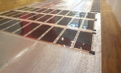 Свързване на инфрачервено подово отопление към електрическата мрежа