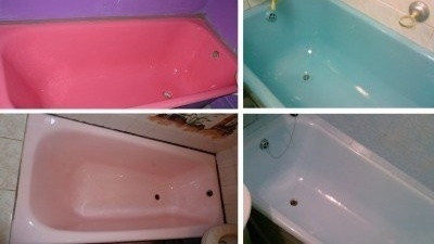 Емайл за възстановяване на баня: опции за цвят