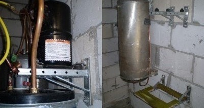 Компресор и кондензатор за термопомпа въздух-вода