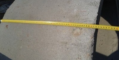 Измерване на височината на бетонен пръстен с лента
