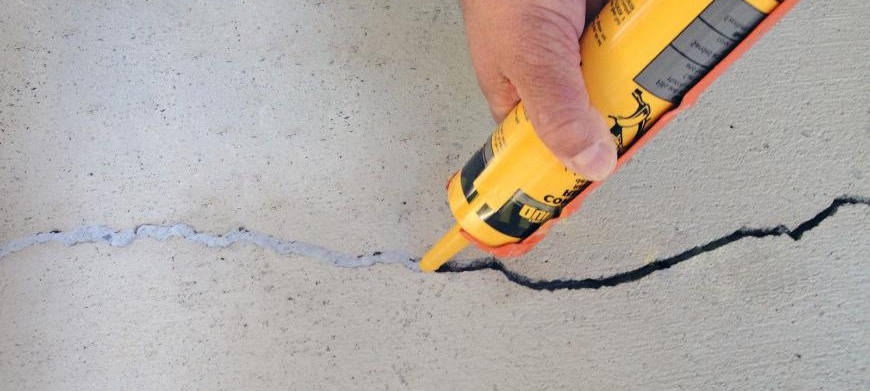 Запечатване - начин за премахване на пукнатини в бетона